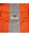 Combinaison de protection Pioneer pour femme en poly/coton 7 oz V2021450 modèle 5514WBB orange/bleue marine vendue à l'unité
