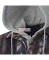 Chandail à capuchon matelassé en molleton pour homme de couleur camouflage, chemise de chasse, vendu à l’unité