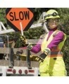 Pioneer woman yellow high-visibility safety vest, class 2, level 2, 9 pockets, sold individually