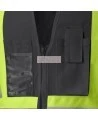 Veste de sécurité Pioneer 139BK noire pour femme, classe 1, niveau 2, 9 poches, XS à 3XL