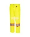 Pantalon de sécurité routière Pioneer jaune haute visibilité pour femme classe 2, niveau 2, XS à 3XL