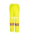 Pantalon de sécurité routière Pioneer jaune haute visibilité pour femme classe 2, niveau 2, XS à 3XL