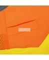Veste d'arpenteur Pioneer pour femme orange haute visibilité modèle 6692W, 150 deniers tissé en sergé, 15 poches