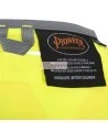Pioneer women's high-visibility yellow 6693W surveyor's vest, 150 denier woven twill, 15 pockets