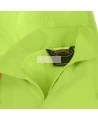 High-visibility yellow waterproof long coat, Pioneer model 5631, reflective tape, size S to 5XL