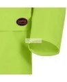 High-visibility yellow waterproof long coat, Pioneer model 5631, reflective tape, size S to 5XL