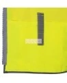 Veste d’arpenteur haute visibilité jaune fluorescente, à bandes rétroréfléchissantes argentées et jaune fluorescentes