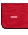 Veste de sécurité d’arpenteur, basse visibilité rouge 150D, 16 poches avec fermeture à bouton pression, vendue à l’unité