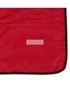 Veste de sécurité d’arpenteur, basse visibilité rouge 150D, 16 poches avec fermeture à bouton pression, vendue à l’unité