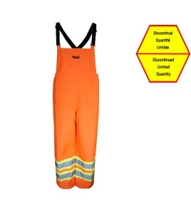Hi-Viz orange Handyman® 300D pants for extreme conditions with silver & yellow stripes, CSA, Class 2, Level 2 (S-3XL)