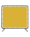 Écran de soudure, vinyle translucide de couleur jaune, choix du nombre de panneaux et grandeurs