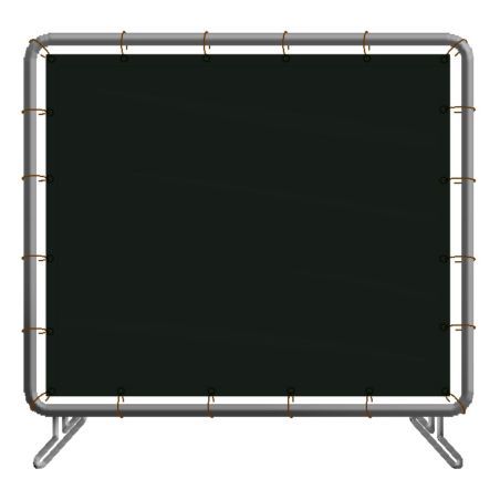 Welding screen, dark green vinyl, choice of number of panels and sizes