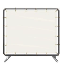 Clear screen, 16 mil clear vinyl, choice of number of panels and sizes