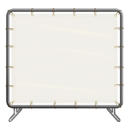 Écran de vinyle clair 16 mils, choix du nombre de panneaux et grandeurs