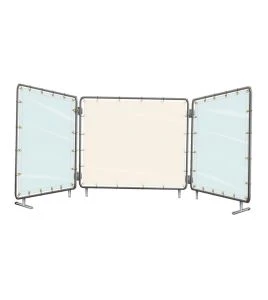 Écran de vinyle clair 16 mils, choix du nombre de panneaux et grandeurs
