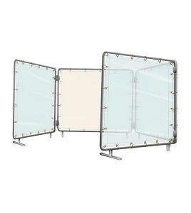 Écran de vinyle clair 16 mils, choix du nombre de panneaux et grandeurs