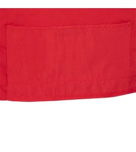 High-visibility red surveyor's safety jacket in 600D polyurethane-coated polyester oxford, 695 model