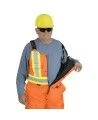 Pioneer men's winter 100% waterproof orange-black polyester polyurethanes overall with reflective stripes