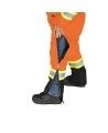 Pioneer men's winter 100% waterproof orange-black polyester polyurethanes overall with reflective stripes