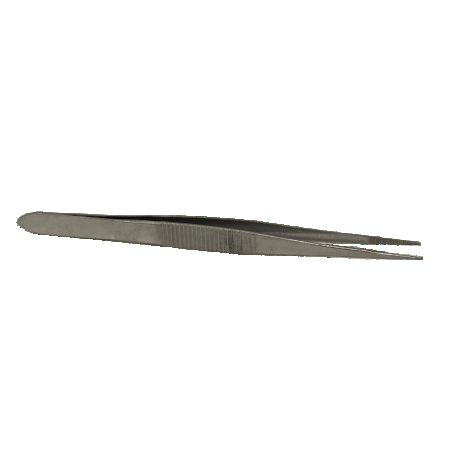 Fine splinter forceps, 4 1/2” (11.4 cm) sold individually.