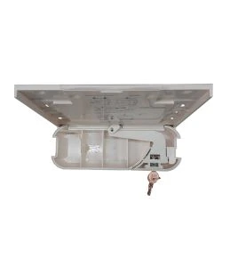 Wall-mounted container for medical waste, sharps - 5.1 L (1.3 US gallons).