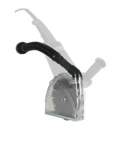 Capteur de poussière pour meuleuses 6 à 9 po de CutBuddie, pour amiante, silice - dimensions 7 po + tuyau 18 po