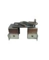Super roller for track of curtain, nylon castors with S hook, riveted castor to steel frame.