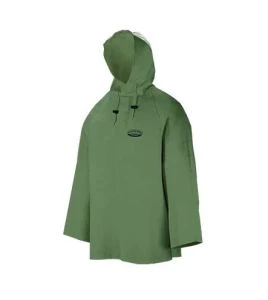 Manteau imperméable Hurricane de polyester enduit de PVC, résistant au feu (S à 5XL)
