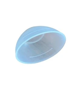 Plastic eye bath for eye washing.