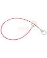 Galvanized steel cable anchor sling with D ring