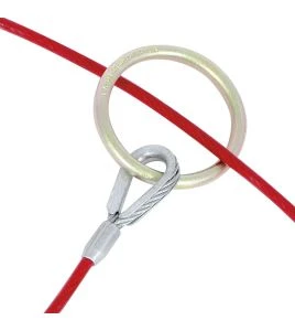 Élingue d’ancrage câble galvanisé de 1,2 m (4 pi).
