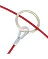 Galvanized steel cable anchor sling with D ring