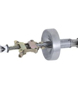Temporary concrete anchor connector for ¾" hole. Strength 22 kN, capacity 310lb.