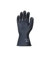 Class 0 insulating rubber glove, 11", black, 1000V AC.