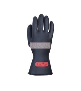 Gant en caoutchouc isolant classe 0, 11 po, noir, 1000V AC.