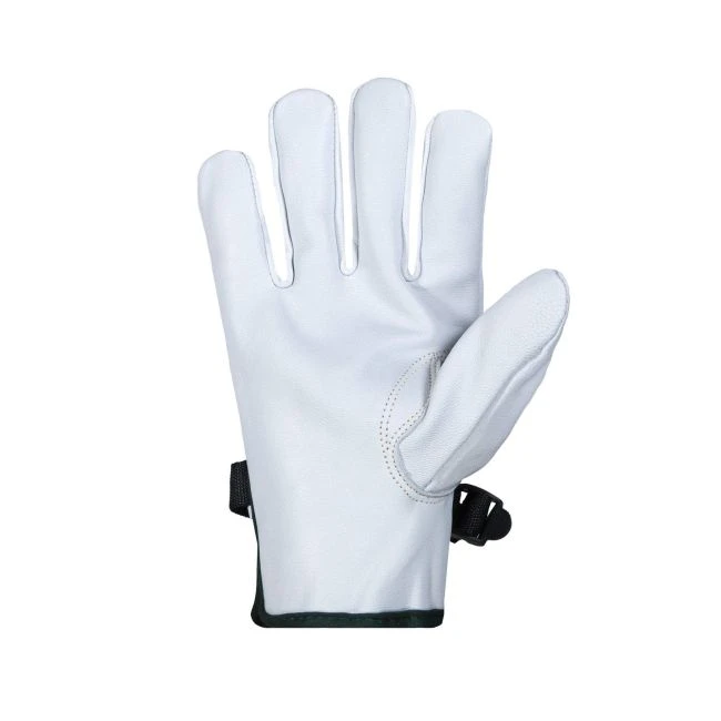 Gants de protection blancs pour les gants basse tension de classe 0 / classe 00, 10po.Vendu par paire.