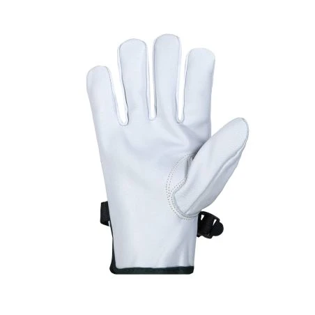 Gants de protection blancs pour les gants basse tension de classe 0 / classe 00, 10po.Vendu par paire.