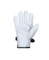 Gants de protection blancs pour les gants basse tension de classe 0 / classe 00, 10po.Vendu par paire.