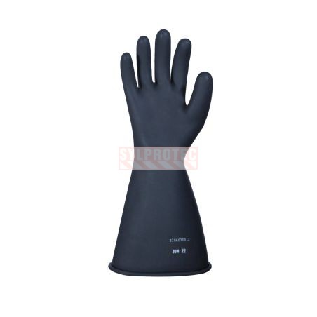 Class 0 insulating rubber glove, 14 inches, black, NR0B36 from Superior Gloves, 1000 V AC