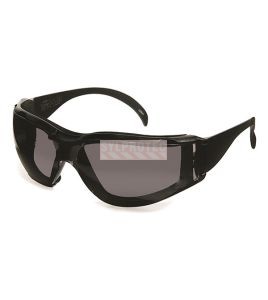 Lunette de sécurité Cee Tec avec lentille de polycarbonate grise avec joint en mousse