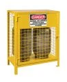 Armoire pour 2 cylindres de propane, 30 L x 17 P x 37 H po, de couleur jaune
