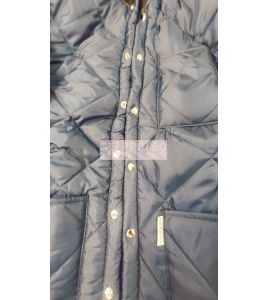 Manteau polar long pour congélateur, 3 poches et bouton pression