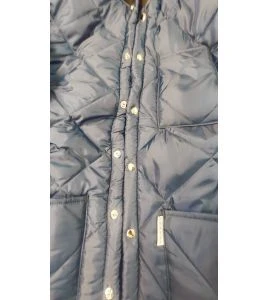 Manteau polar long pour congélateur, 3 poches et bouton pression