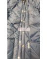 Manteau polar long pour congélateur, 3 poches et bouton pression
