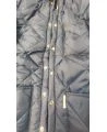 Manteau polar long pour congélateur, 3 poches et bouton pression