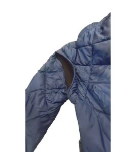 Long freezer coat with polar, snap and 3 pockets