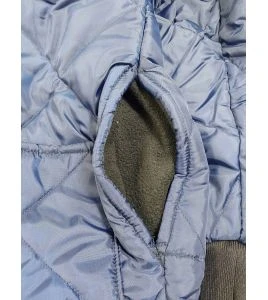 Manteau polar long pour congélateur, 3 poches et bouton pression