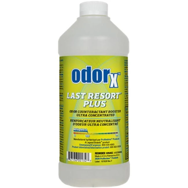 Odor X Last Resort ultra-concentrated odor neutralizer, 0.946 L