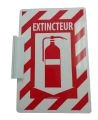 Bloc d'installation pour affiche recto verso en plastique de sylprotec