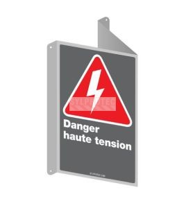 Affiche CDN «Danger haute tension» en français : Options multiples